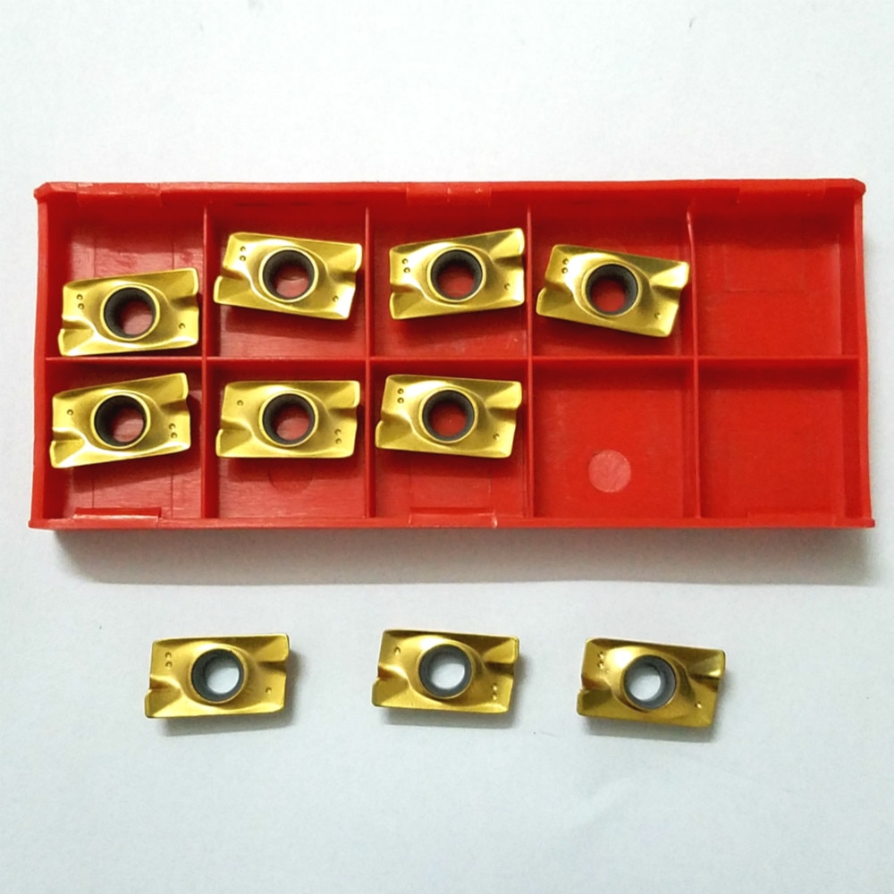 4 groeven  mt2 400r vlakfrees 50mm + 10 stuks apmt 1604 hardmetalen wisselplaten met sleutel voor freesgereedschap