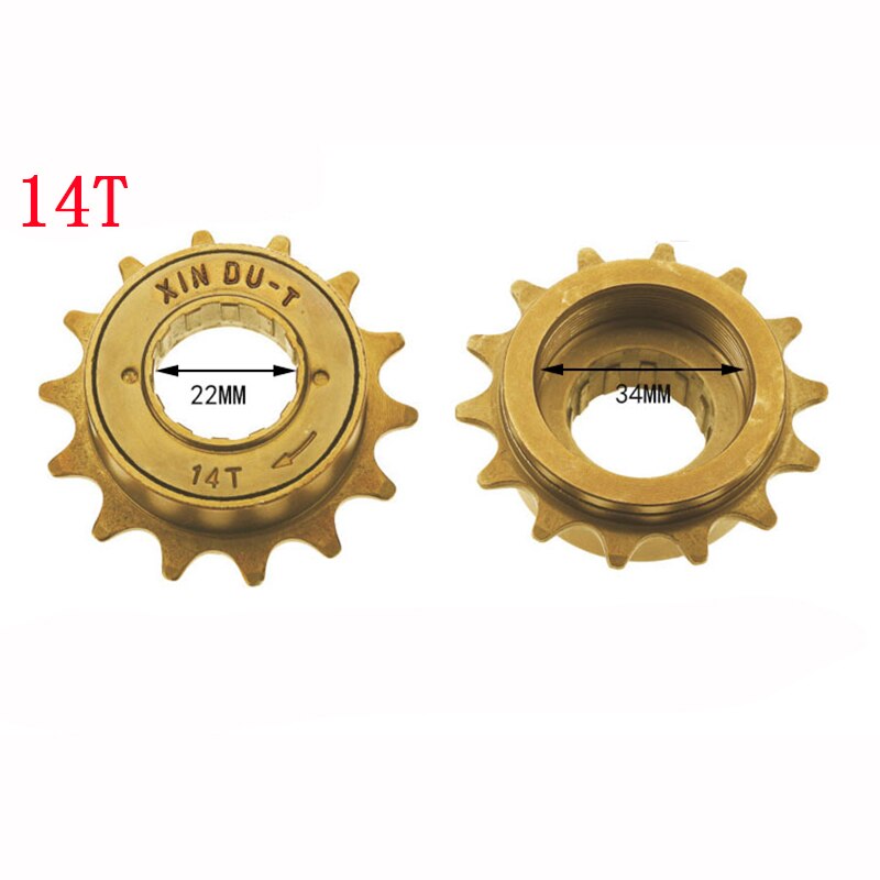 Bike Single Speed Freewheel Cog or 3 Speed Cassette Steel For Fixie Bike Electic Folding Bike 35mm English Thread Bicycle Cogs