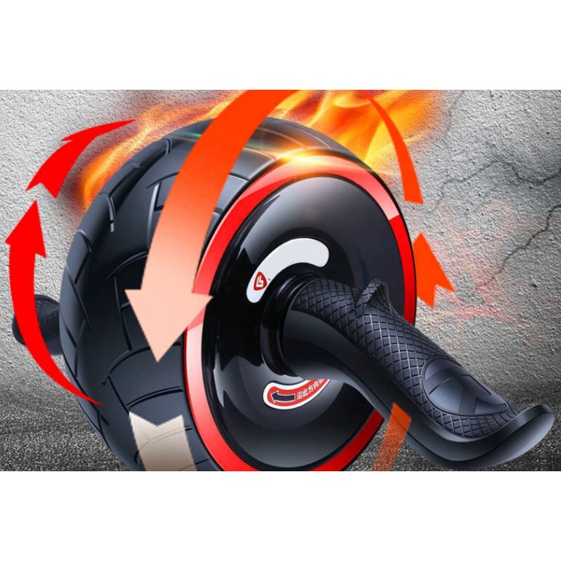 Perfect Fitness Ab Roller Wheel With Built In Spring Resistance At Home Core Workout Equipment Auto Mute Rebound