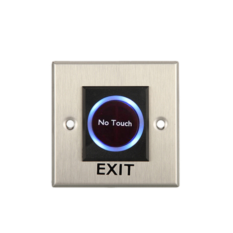 Infrared Contactless No Touch Door Exit Button Touch Release Push Switch with Backlight for access control electric lock system: No Touch 86