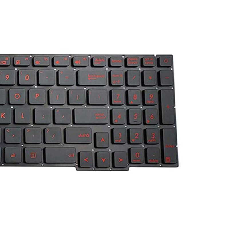 Angielski wymiana klawiatury laptopa Asus GL553 serii GL553V GL553VW ZX553VD ZX53V FX553VD nas układ z podświetleniem