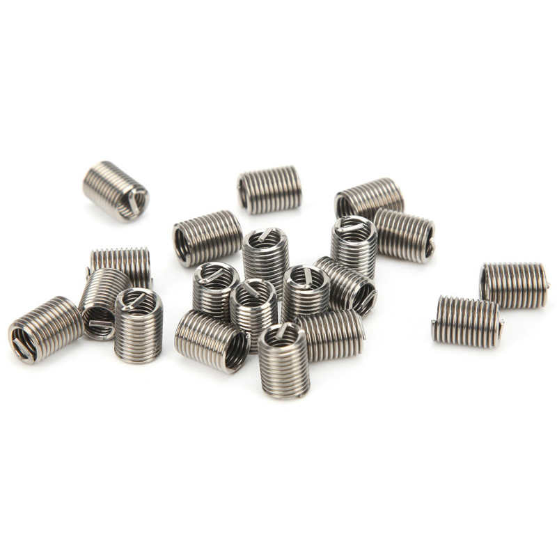 Draad Inserts Schroefdraad Reparatie Tool Wear‑resistant Voor Diy 100 Packs Handwerk Machine