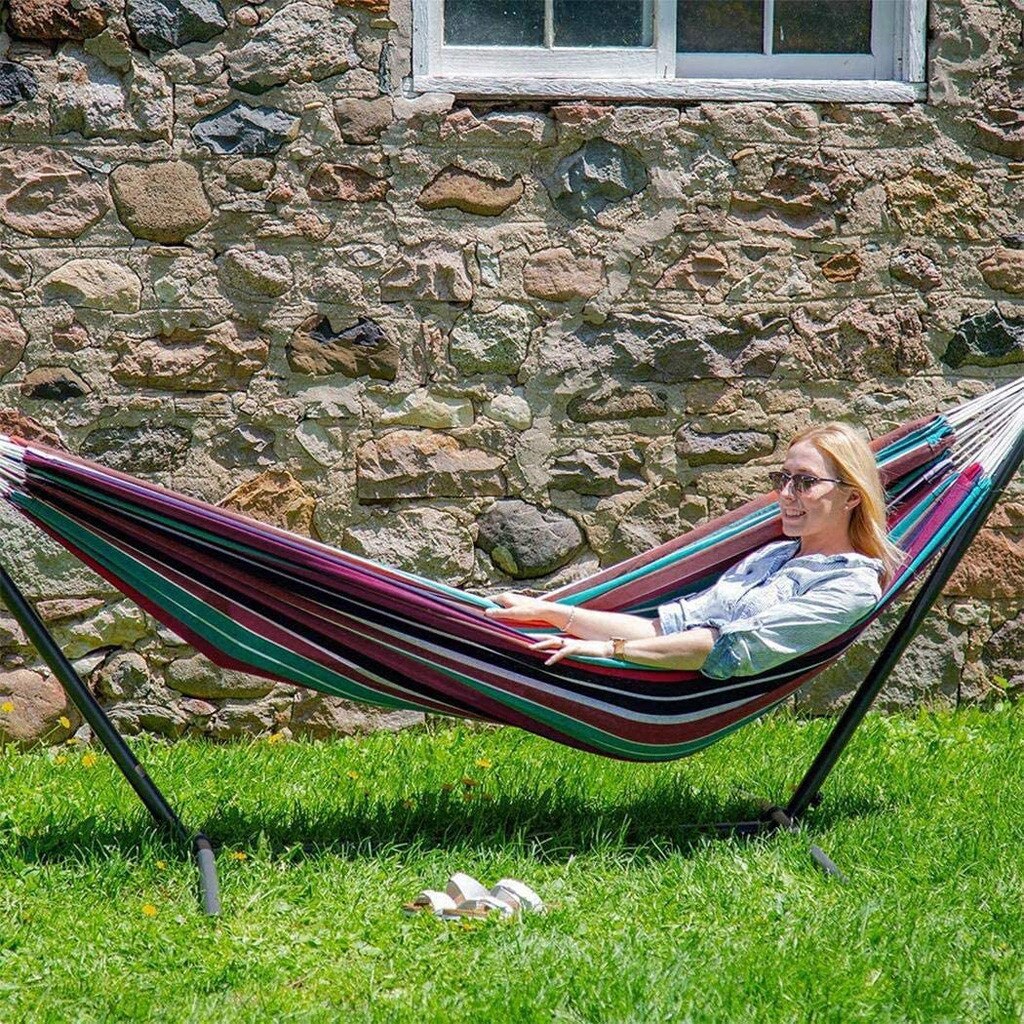 Toldos Para Außen Innen Komfort Sonnensegel Haltbarkeit Hof Gestreift Hängen Stuhl Große Stuhl Hängematten Sombrilla Jardin