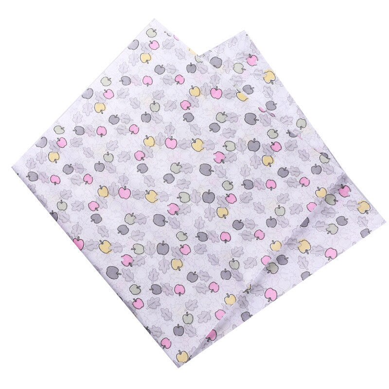 50X50cm 100% Baumwolle Blumen- Blumen Plaids Stoff Punkte Für Puppe Patchwork Kleidung NäHenne Hand Weihnachten Dekoration 53124