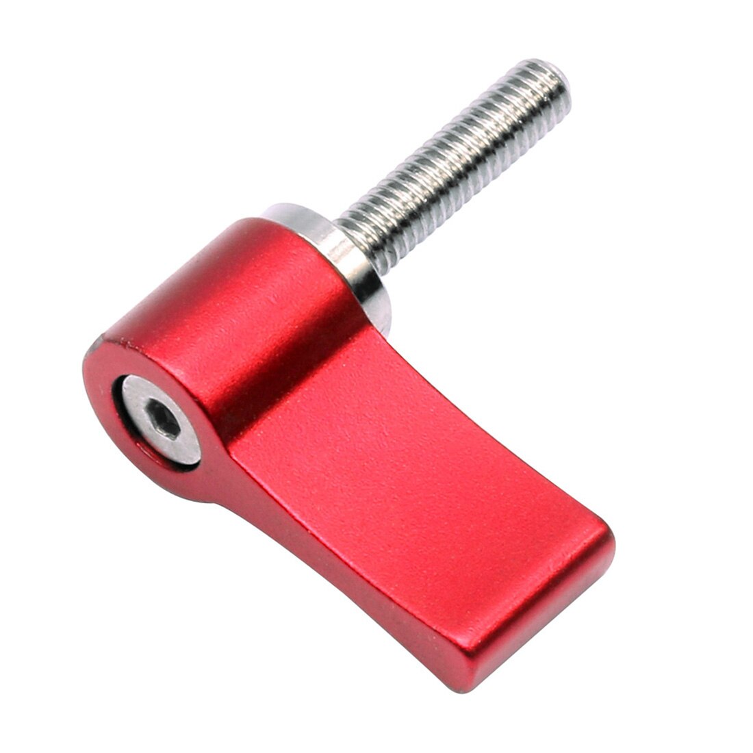 Pack of 2 M4 M5 Thread Aluminum Screw 17mm 20mm 25mm Adjustable Handle Wrench Wing Lock Adapter Wrench Camera Clamp Accessories: M5x25mm Red