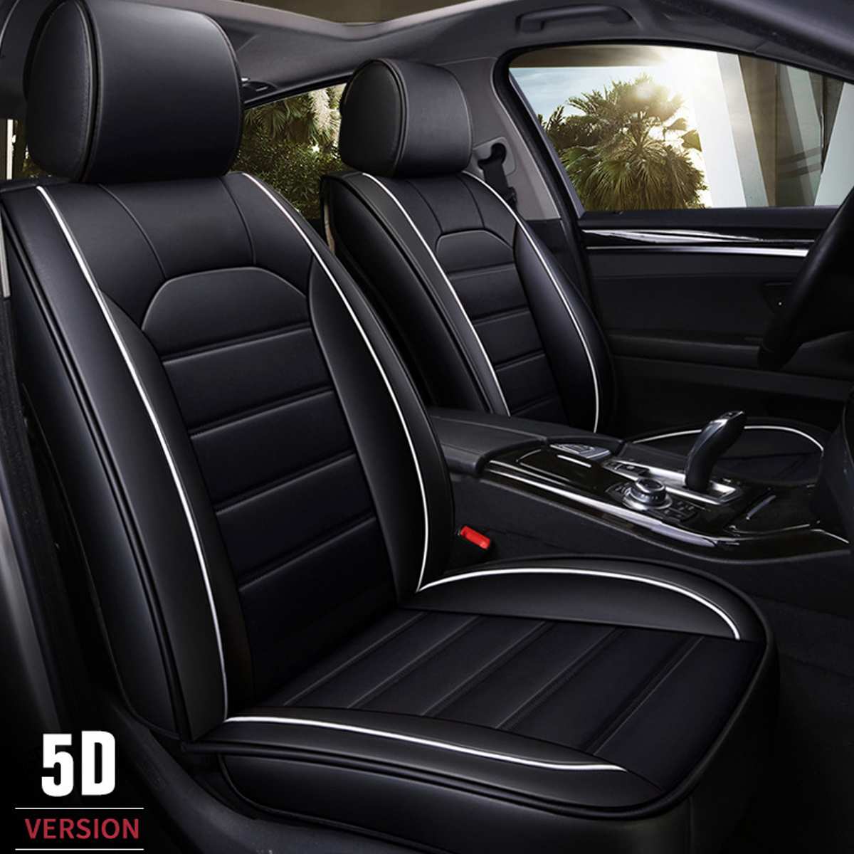 Car Seat Covers Four Seasons Universal Car Seat Cushion Chair Protector Mats Pad Protection Car Interior Accessories: Black