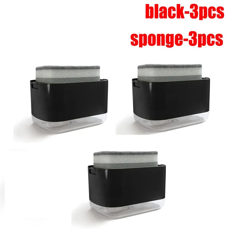 Liquid Soap Dispenser Large Capacity Manual Foam Soap Dispenser Touchless Kitchen Sink Dishwashing Detergent Home Accessories: Orange