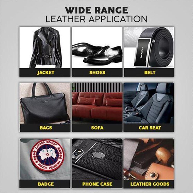 1pc Leather Vinyl Repair Paste Filler Cream Putty for Car Seat Sofa Holes Scratches Leather Repair Tool Restoration