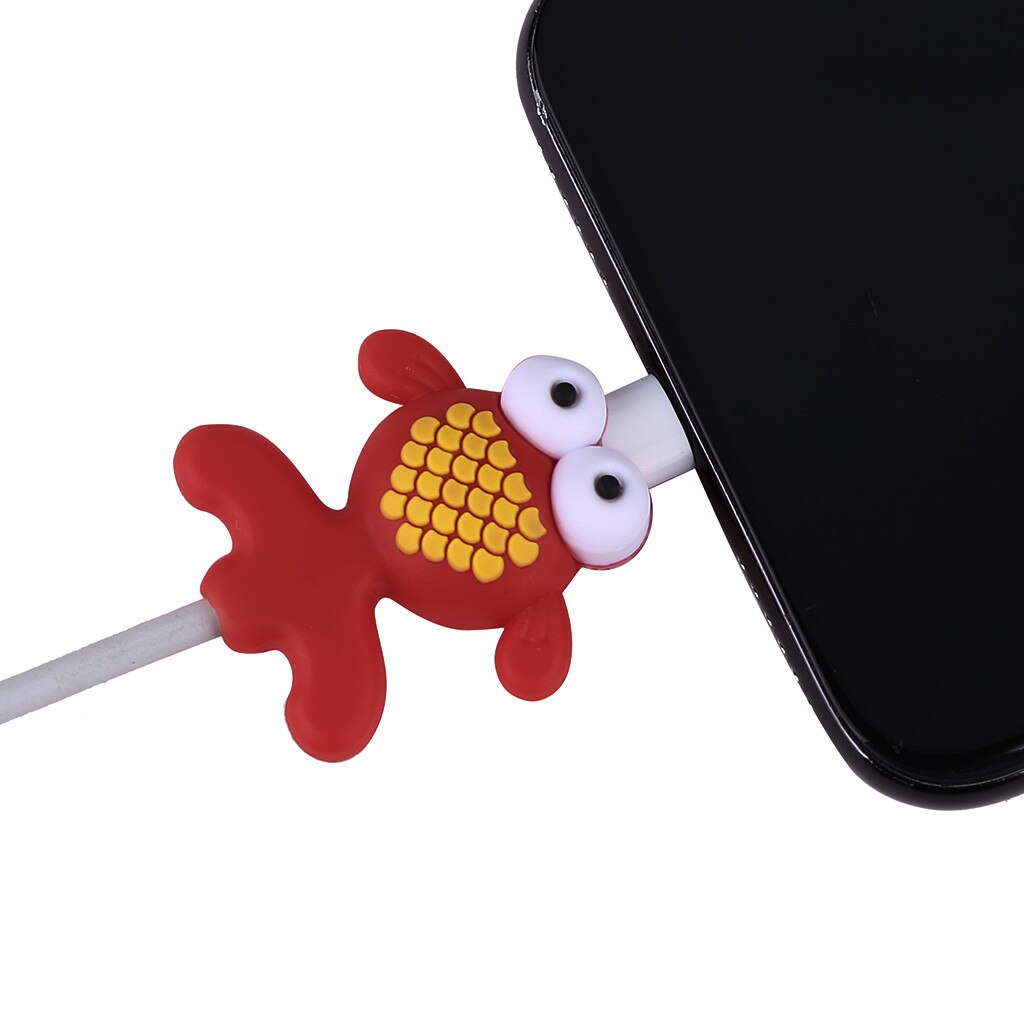 Mnycxen Kabel Linie Beißen für Iphone schnur Tier Zubehör Schützt Niedlich Schutz Kabel Tier Beißen Kabel Wickler Veranstalter z70: A