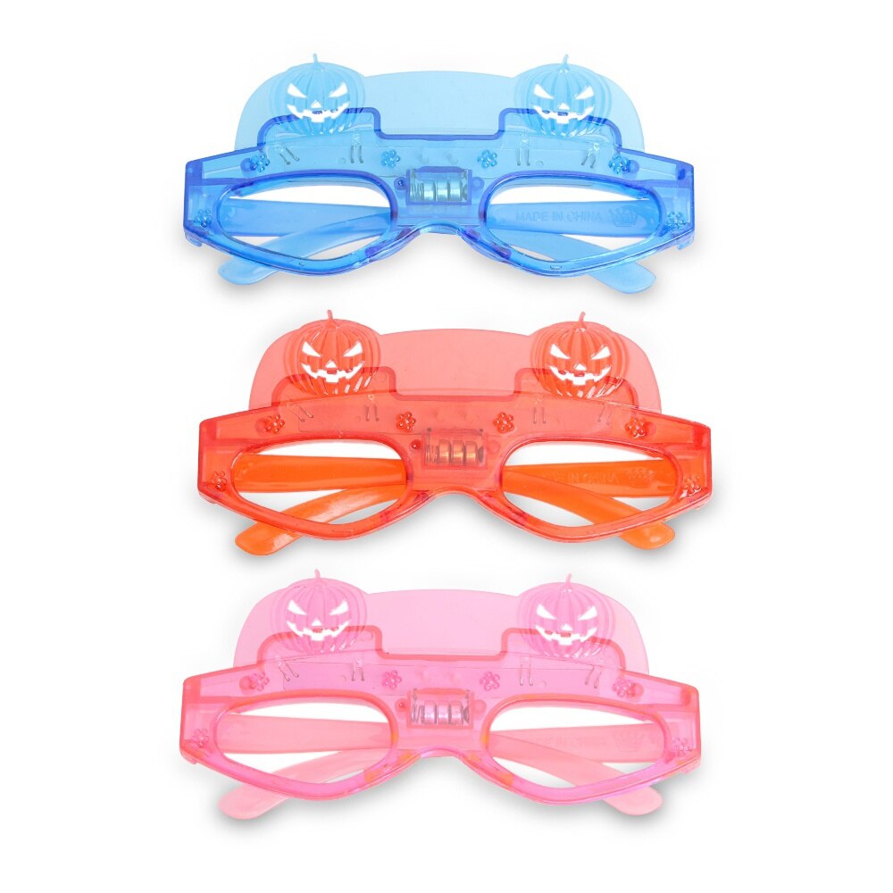 1pcs Flashing Led Glasses Halloween Christmas Glasses Luminous Light Up Glowing Eye Wear Bar Birthday Party Year: Style   3