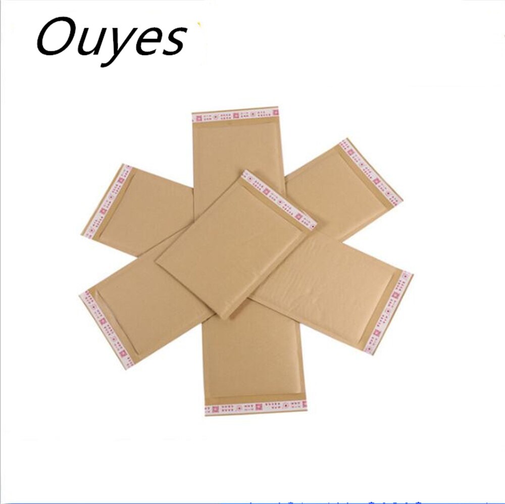 Sobres de papel Kraft Natural con burbujas, sobres de acolchados, 10 unidades