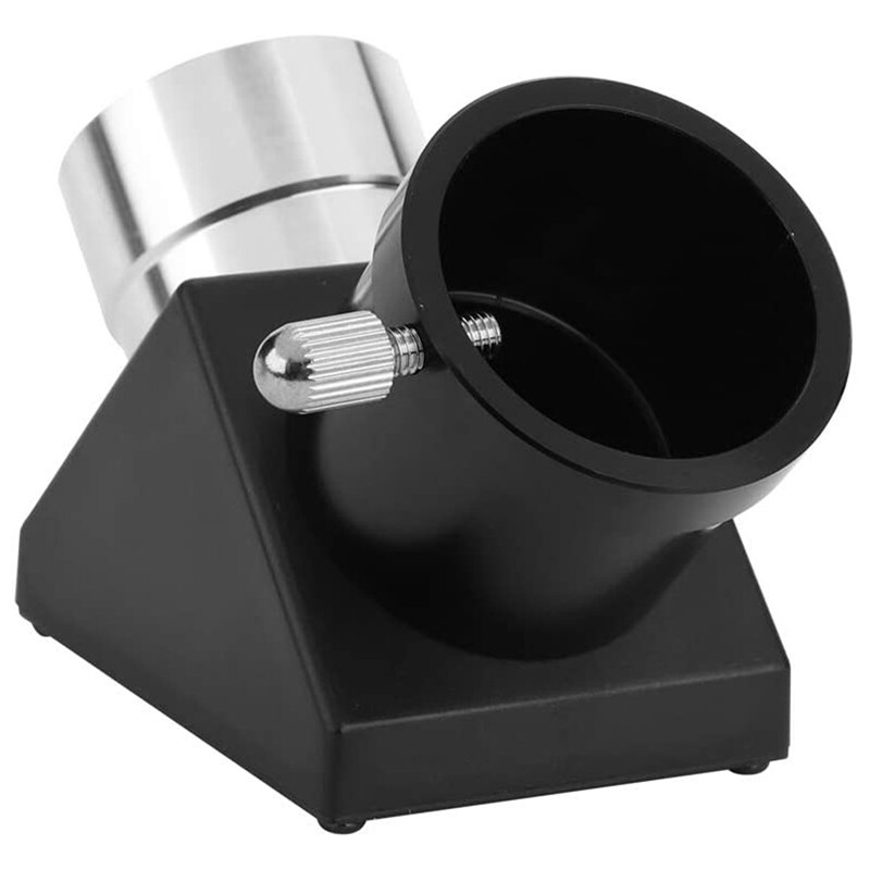 Diagonal Mirror,1.25inch 90 Degree Diagonal Adapter Erecting Image Positive Prism Optic Mirror for Telescope Eyepiece: Default Title
