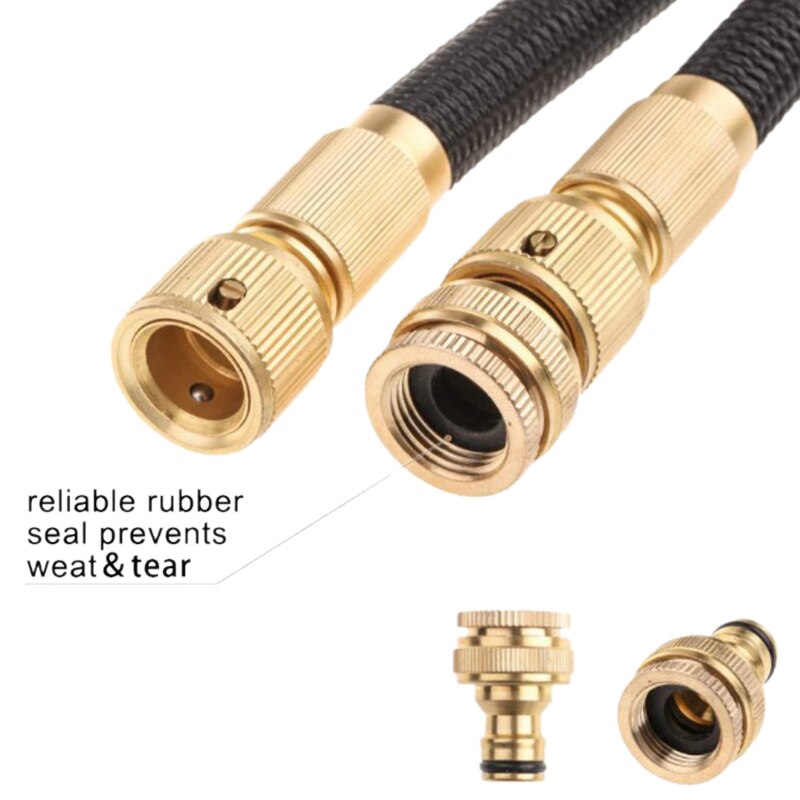 Water gardening watering latex tube telescopic water pipe high-pressure expandable garden hose