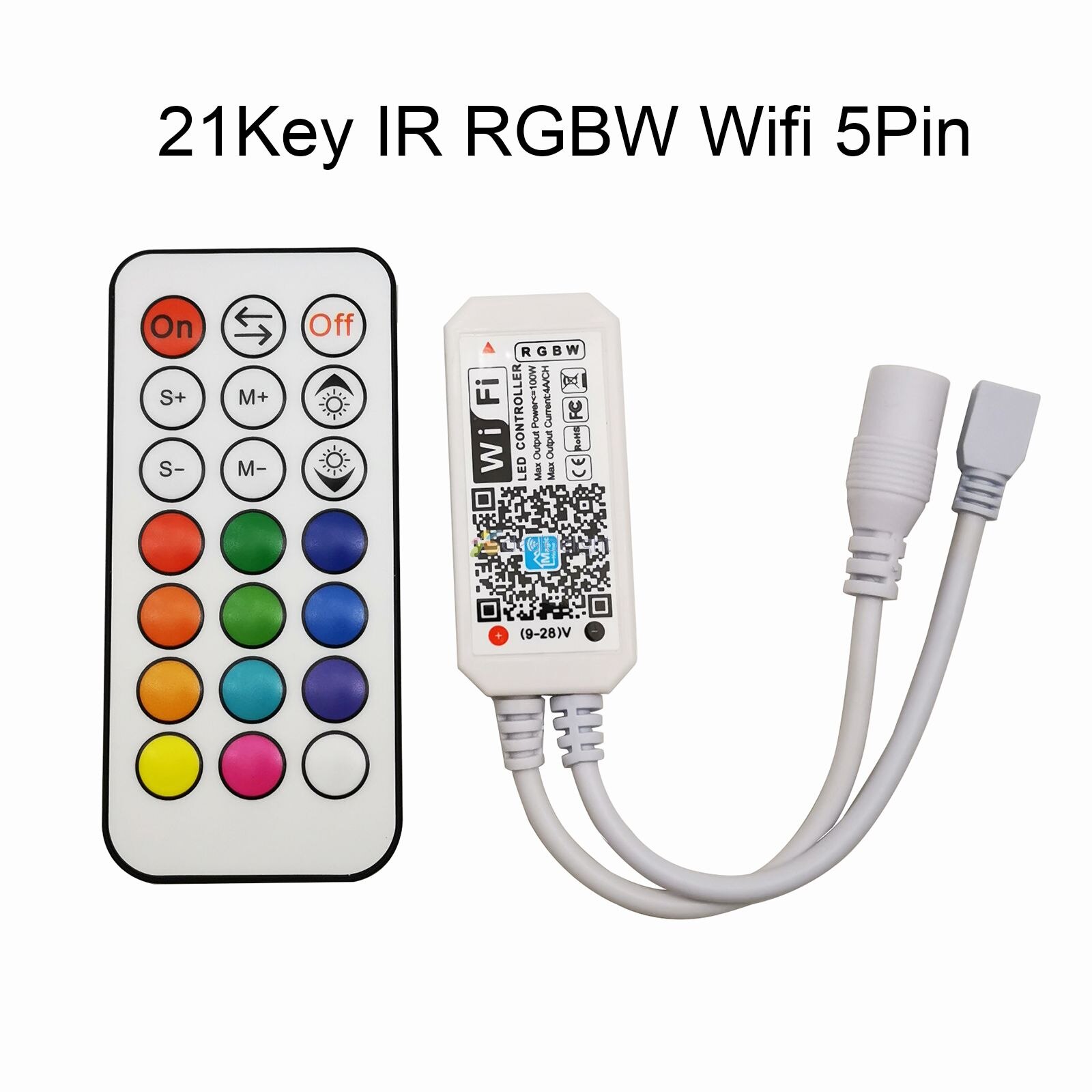 Magic Home Draadloze Wifi Controller, rgb/Rgbw Ir Rf Led Controller Voor WS2811 WS2812B Pixel Led Strip DC5V 12V 24V