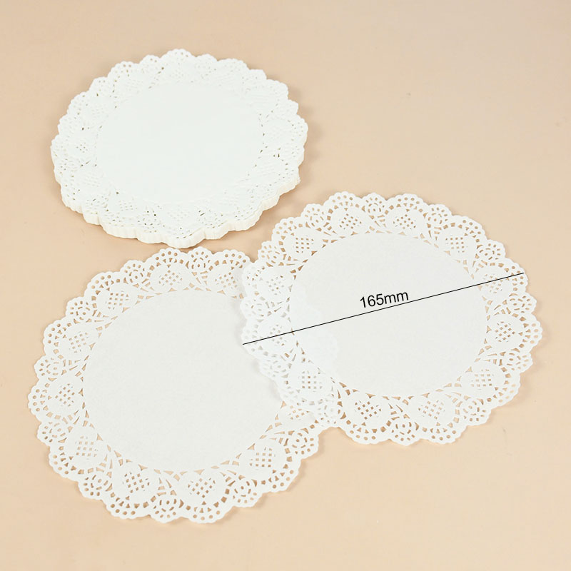 100pcs White Round Paper Doilies Doily Lace Placemats for Tables Wedding Christmas Birthday Party Cake Placemat Table Decoration: B04