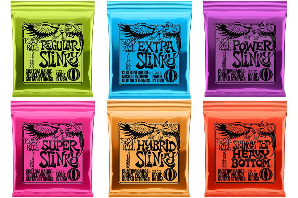 6 Sets EniBall Nickel Wound Electric Guitar Strings ,2215, 2220, 2221, 2222, 2223, 2225: each one