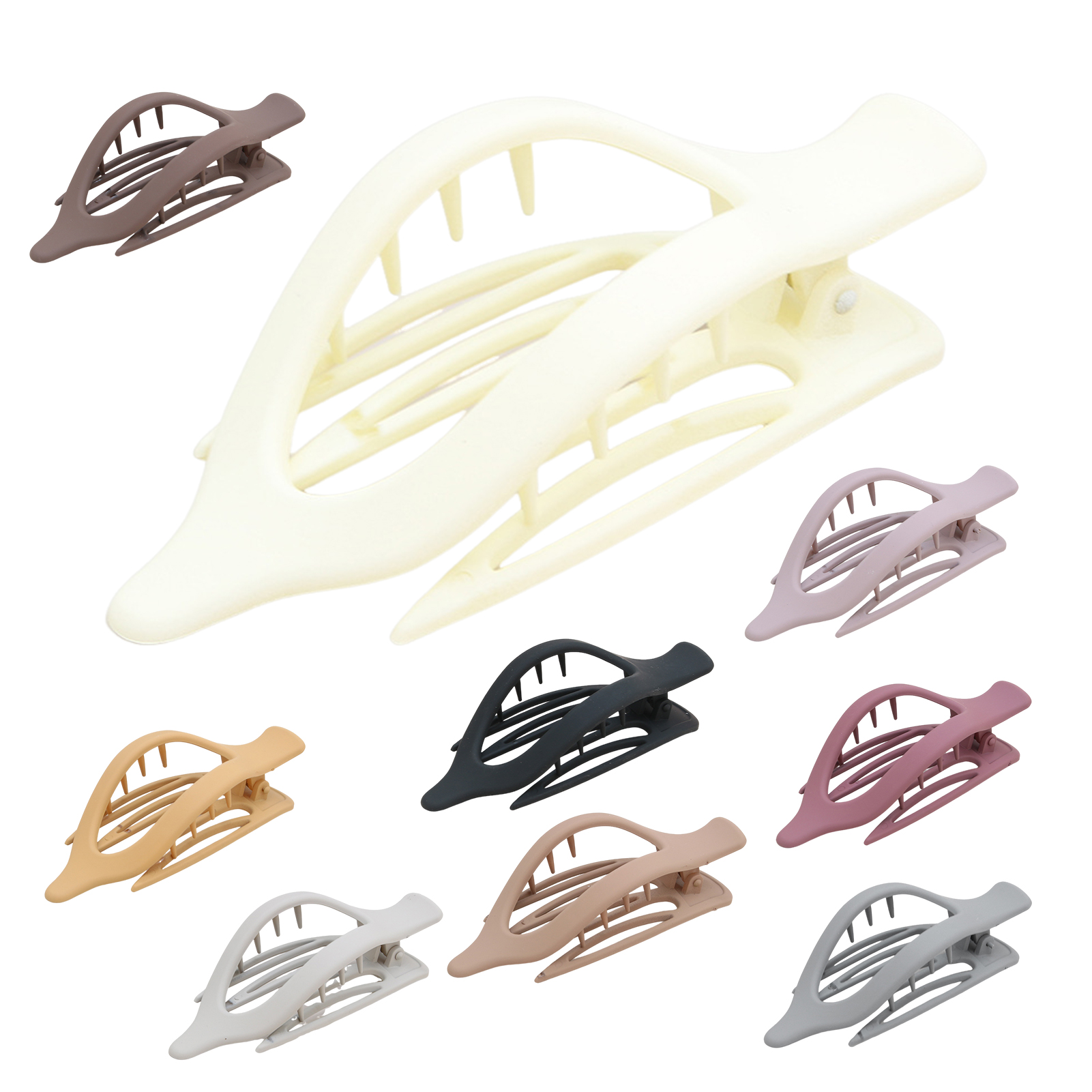 Pinza para el pelo para mujer con forma de hoja, pasador antideslizante para el pelo, soporte para el pelo para la cabeza trasera, accesorio para el cabello fácil de usar, horquilla Ouiкладка