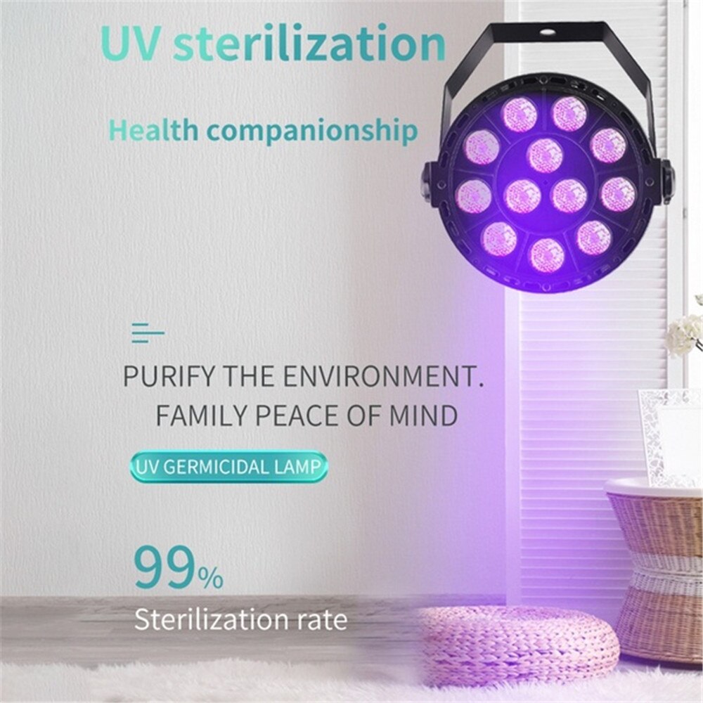 Ultraviolet Lamp Lighting UV Disinfecte Led 36W Lamp Ultraviolet Sterilization Germicidal Bacterial Disinfect Virus Killer Lamp