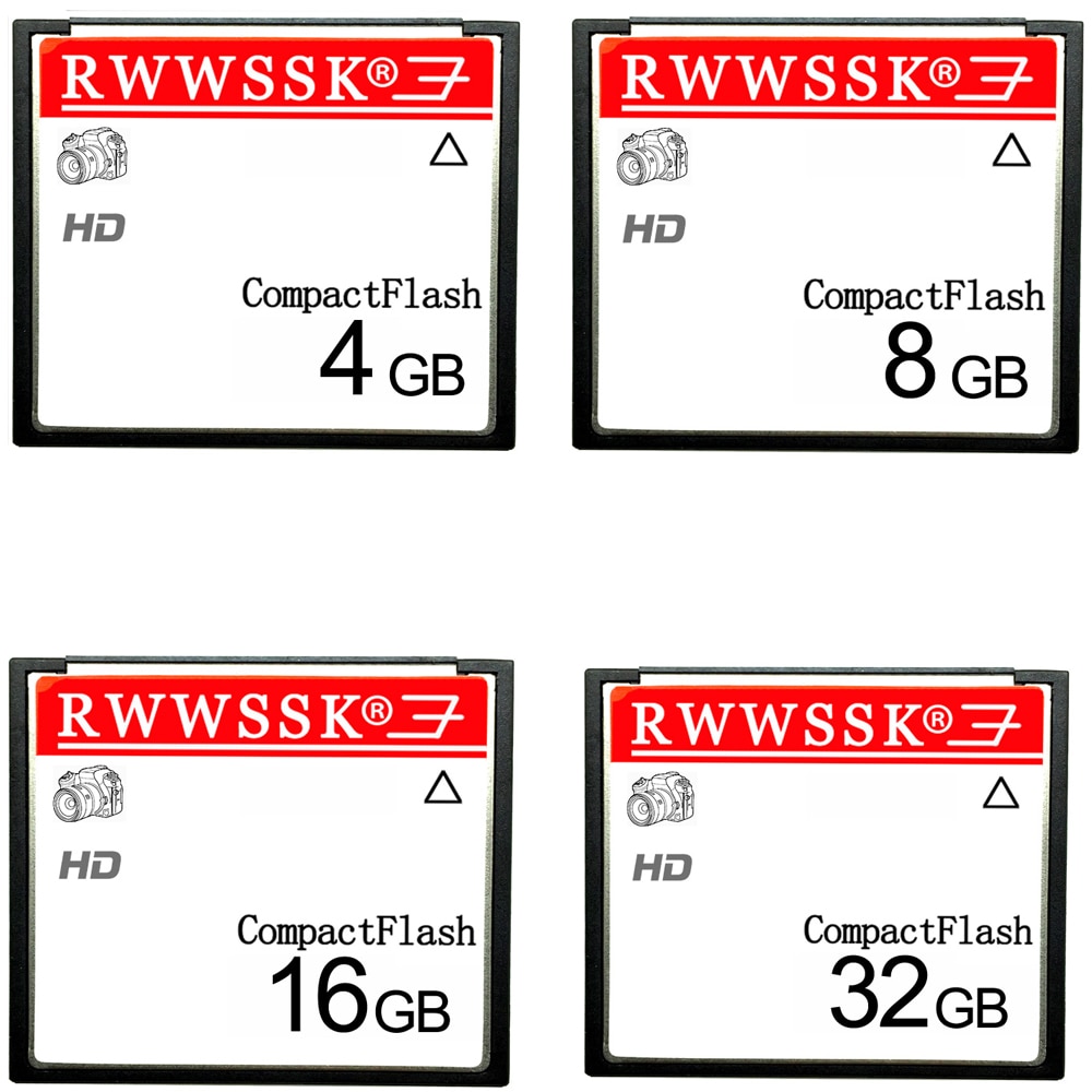 RWWSSK SLC Compact Flash CF Card 128MB 256MB 1GB 2GB 4GB 8GB 16GB 32GB 64GB cf Memory Card 133X 266X 20MB/S