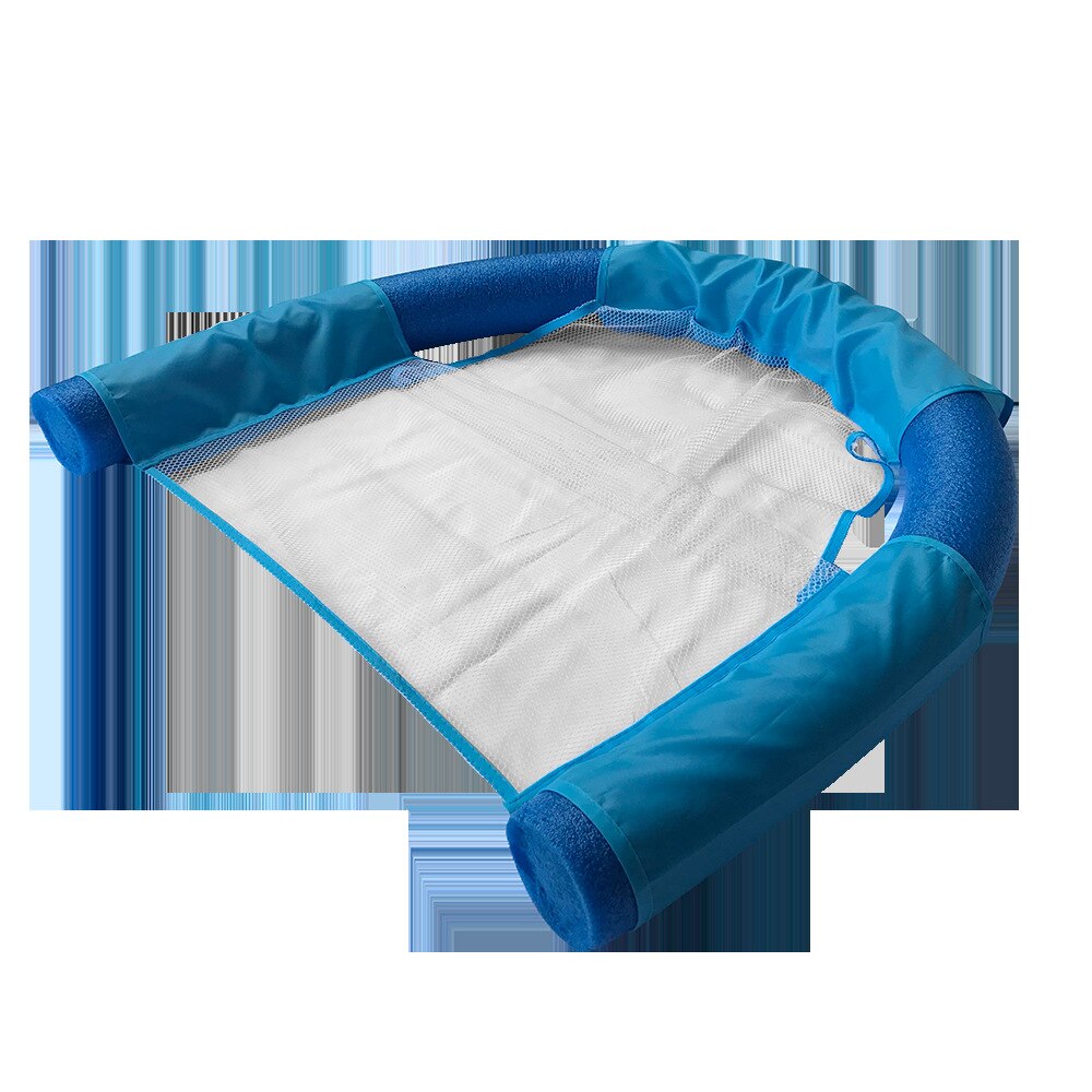 Water Hangmat In Air Matras Zwembad Strand Ligstoel Drijvende Slapen Kussen Opvouwbare Opblaasbare Lucht Matras Stoel: Blue / 7.5X150 CM