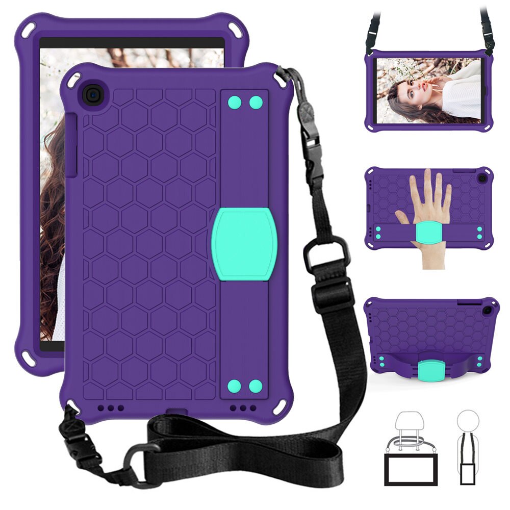 EVA Tablet PC Cover Case For Samsung Galaxy Tab A 10.1inch T510 T515 Full Body Protective Shell Hand Grip Shoulder Strap