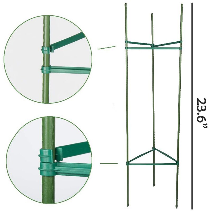 24 Pcs Stake Arms for Tomato Cage,11.8 Inches Expa... – Grandado