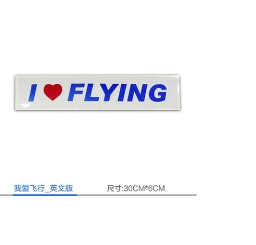 Aviation Signature Mark Sticker, Water Proof for Pilot Flight Crew Aircraft Airport