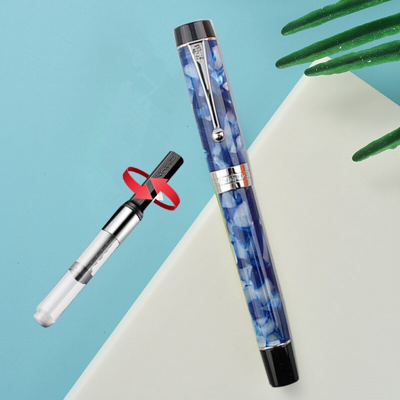 2021 Jinhao stulecie 100 pióro wieczne 18KGP pozłacane wygięte (zakrzywione) 1.0mm /F /M stalówka 0.7mm akrylowe pióro atramentowe: R / zgięty (Curved) 1.0mm