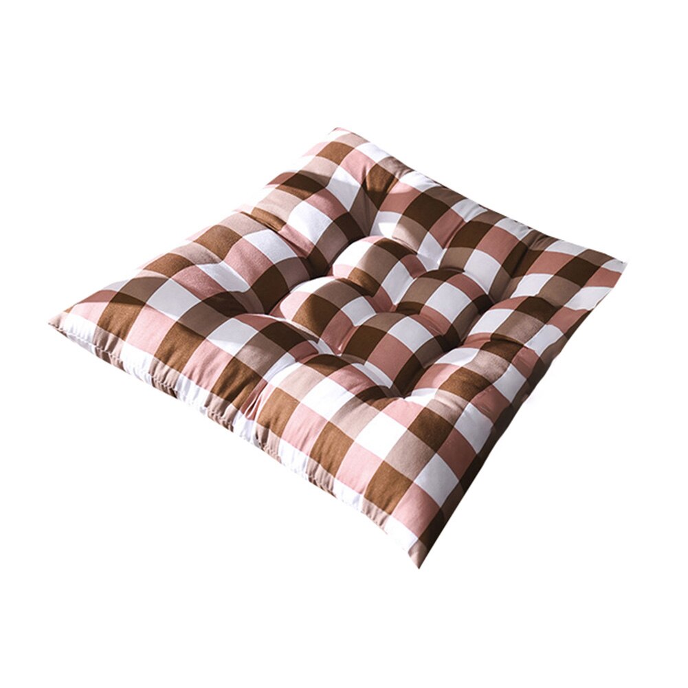 Plaid Zachte Warme Stoel Kussens Seat Pad Katoen Tatami Zetel Stoel Zitkussen Pad Kantoor Bar Sofa Kussen Coussin Home decor: Coffee