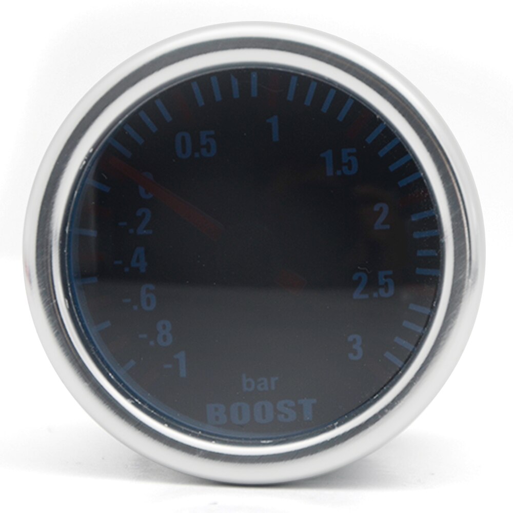 Depotuning 3.0 bar 2 " 52mm boost turbomittari mekaaninen mittari automaattinen valkoinen led