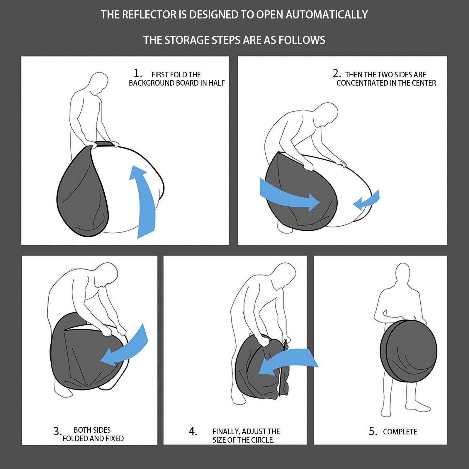 Green Background Screen Portable 52Inch Photography Reflector Chromakey Foldable Backdrop For Photo Video Studio 130CM