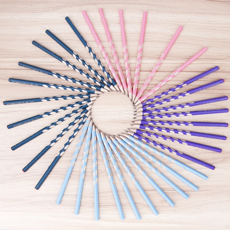 5 pièces crayon de trou HB Kawaii crayons de plomb en bois pour enfants fournitures de bureau scolaires nouveauté papeterie outils de Correction