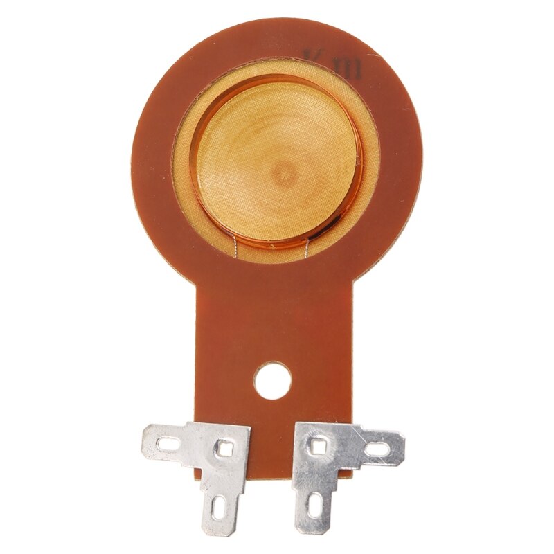 Tweeter Spreekspoel, 25mm Aluminium Ronde Draad Tweeter Dome Film, Koper Bekleed Met Rechts en Links Nemen Draden Geschikt voor Luidspreker Reparatie