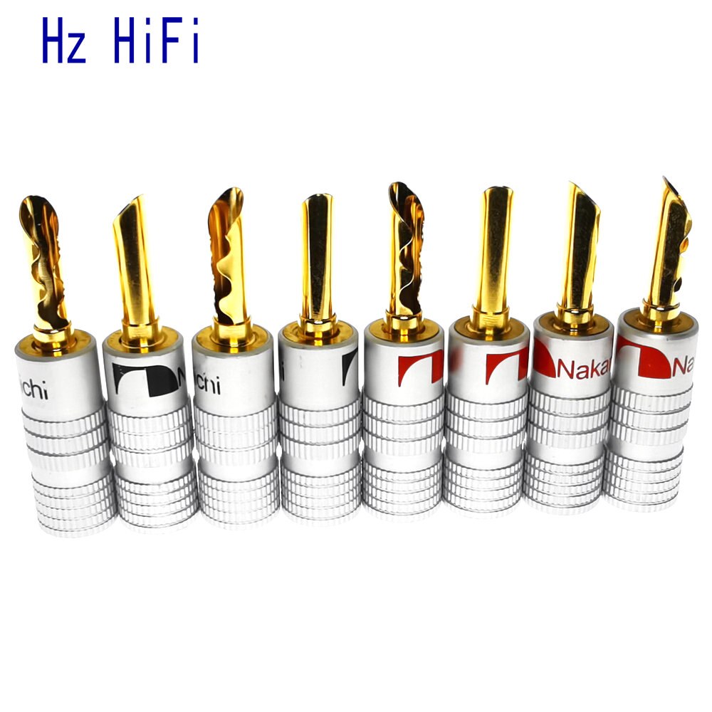 4PCS Nakamichi Speaker Banana plug connectors