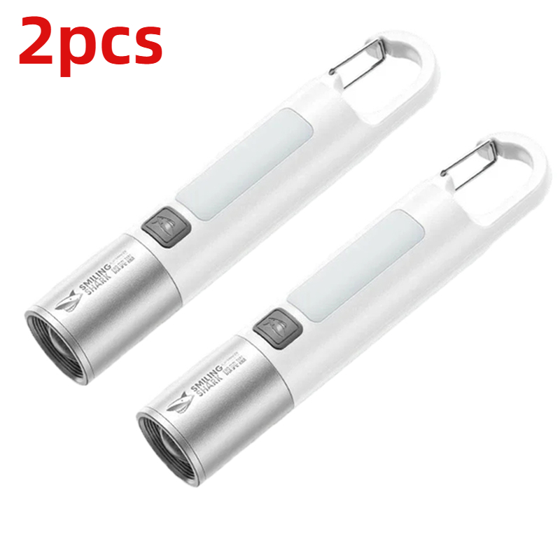 Xiaomi Outdoor Strong Lights Flashlight Camping Emergency Household High Brightness Multifunctional Rechargeable With Side Light: changeable