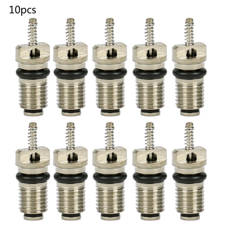 10Pcs AC R134A Valve Core Automotive Car Air Conditioning Cores Needles Repair