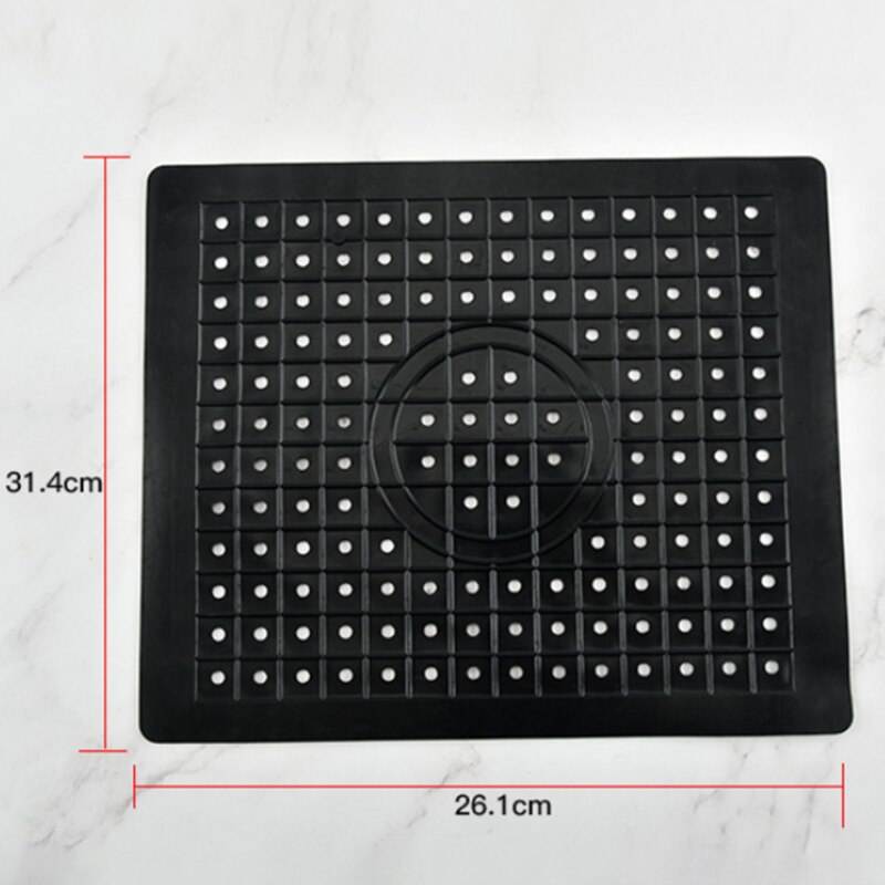 Quick Afvoer Keuken Tafel Anti Slip Zachte Rubber Gootsteen Mat Drogen Gerechten Warmte Isolatie Protector Multifunctionele Badkamer Thuis