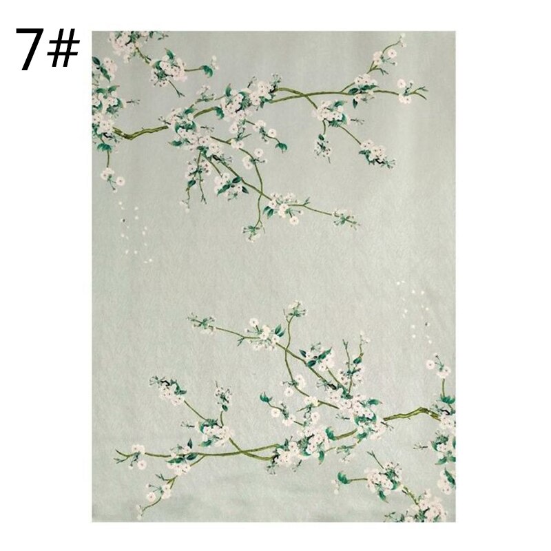35*50cm Imitation Silk Chinese Style Pattern Fabric Cloth For Sewing Material DIY Bag Craft Material Fabric Textile Patchwork: 7