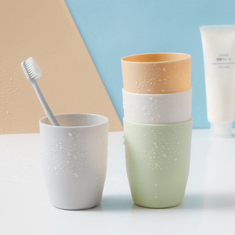 1Pc Travel Good Morning Cup Eco-friendly PP Material Water Cups Toothbrush Holder Washing Tooth Mug Bathroom Sets