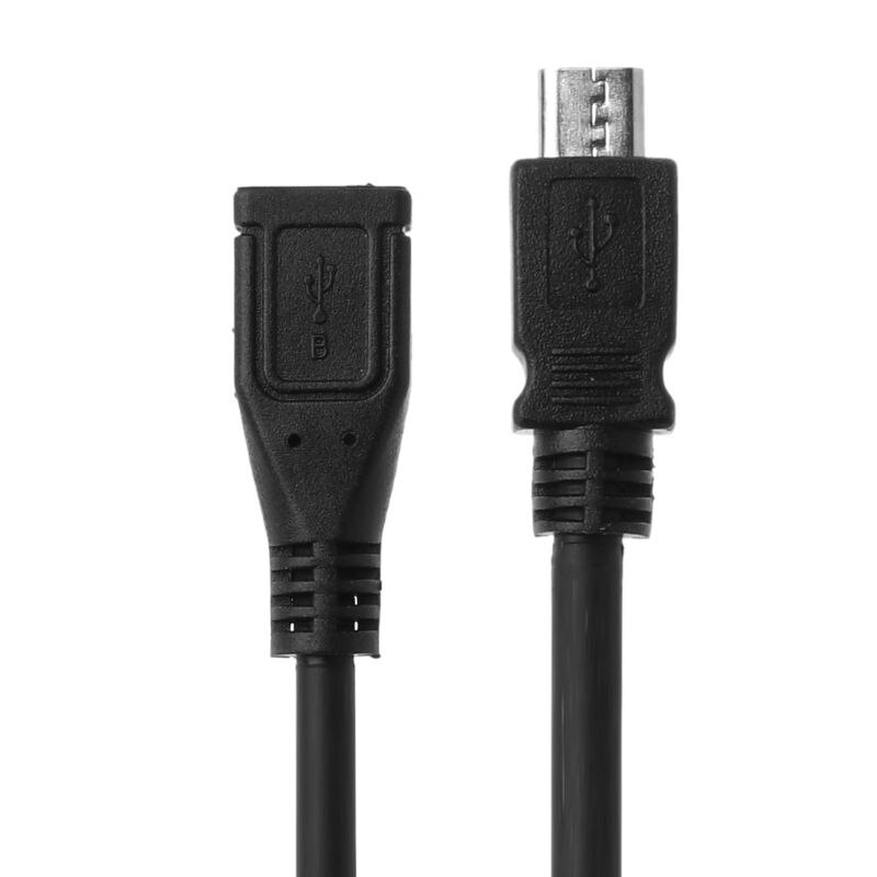 Micro Usb Female Naar Male Data Sync Extension Cable Cord Voor Samsung Mobiele Telefoon Tablet 0.3M/1M/2M/3M/5M