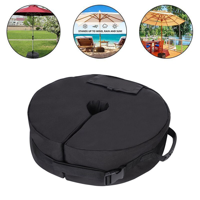 Outdoor Beach Tent Fixed Sandbag Round Wheel Sandbag Umbrella BaseWeightBag Shade Accessories