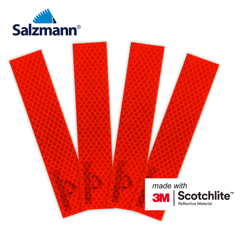 Riflettori Raggi Bici Set 72 Salzmann - Con Materiale 3M Scotchlite Alta Visibilit 631937 - Foto 11