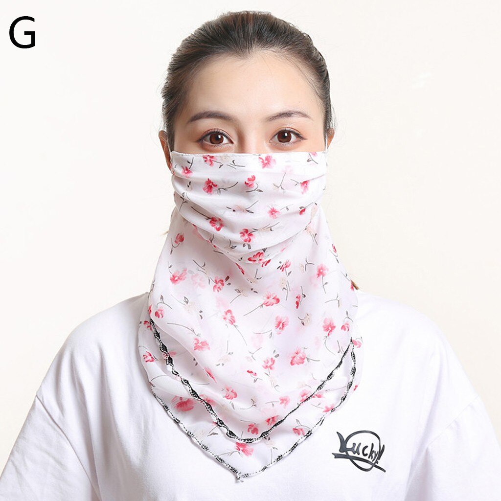 Mode Vrouwen Zon Chiffon Bescherming Sjaal Stofdicht Sjaal Beschermende Шарфы Женские Шарф Женский Осень Шарф Женский Зимний: C