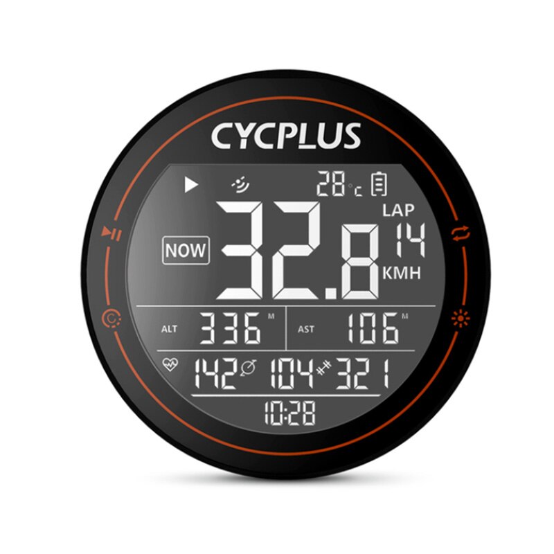 CYCPLUS – GPS M2 sans fil Bluetooth ANT +, ordinateur de vélo, compteur de vitesse, étanche, accessoires de cyclisme: Default Title