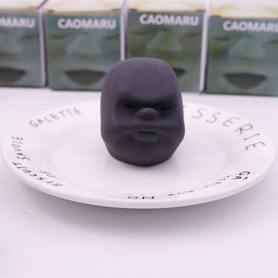 5 Stijlen Leuke Menselijk Gezicht Bal Knijpt Emotie Vent Pop Volwassenen Kids Stress Reliever Stress Relief Speelgoed Fidget Speelgoed Squishy speelgoed: black 2