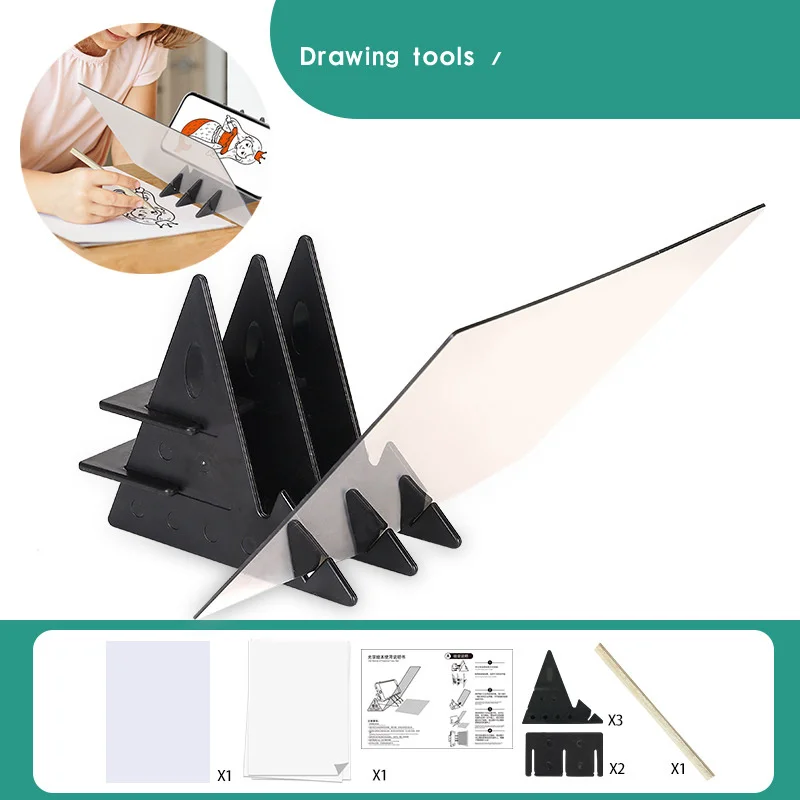 Transparent Drawing Board Learning Drawing Tools Table Copying Board Mobile Phone Screen Projection Drawing Sketching Tool: Default Title