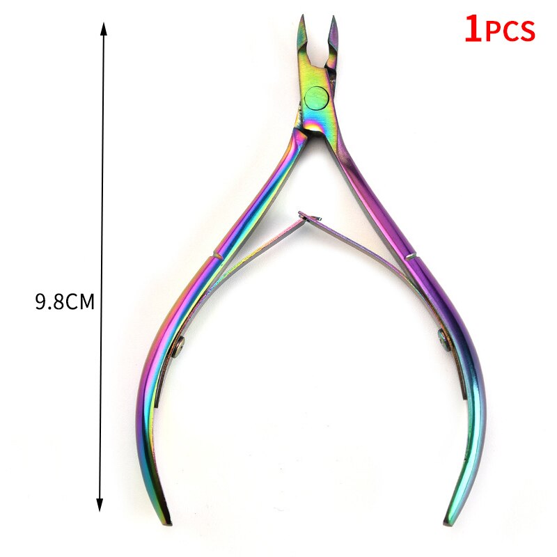 Nagelriem Pusher Gereedschappen Dode Huid Cuticula Remover Cleaner Manicure Nail Art Gereedschap Set Rvs Toe Nail Trimmer Cutter: Style 11