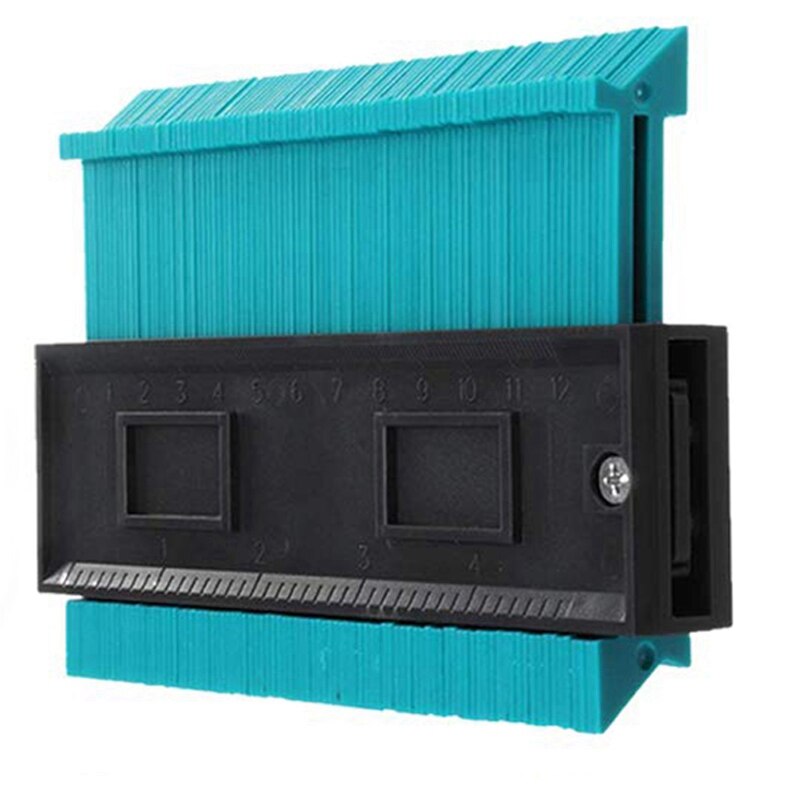 Contour Gauge Duplicator Tool 4 Inch,120mm Plastic Profile Ruled Contour High Accuracy Copy Duplicator Circular Frame Tool Tilin: Default Title