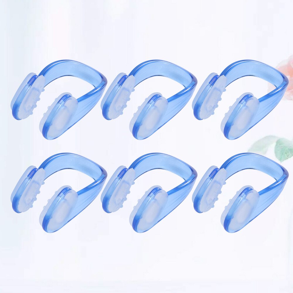 Adults Nose Clips Reusable Portable Silicone Nose Protector Pool Accessories for Swimming: Blue