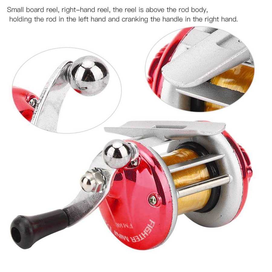 Keenso 1 pièces Moulinet de pêche, pêche EVA Main Gauche Droite HL métal Baitcasting Accessoire pêche(Left Hand Wheel) Roues et outils d'entretien la